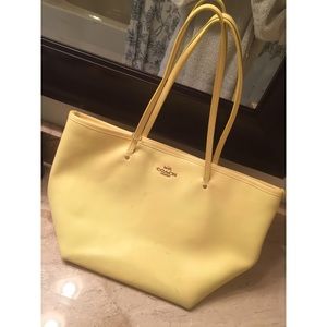 Yellow Coach Tote
